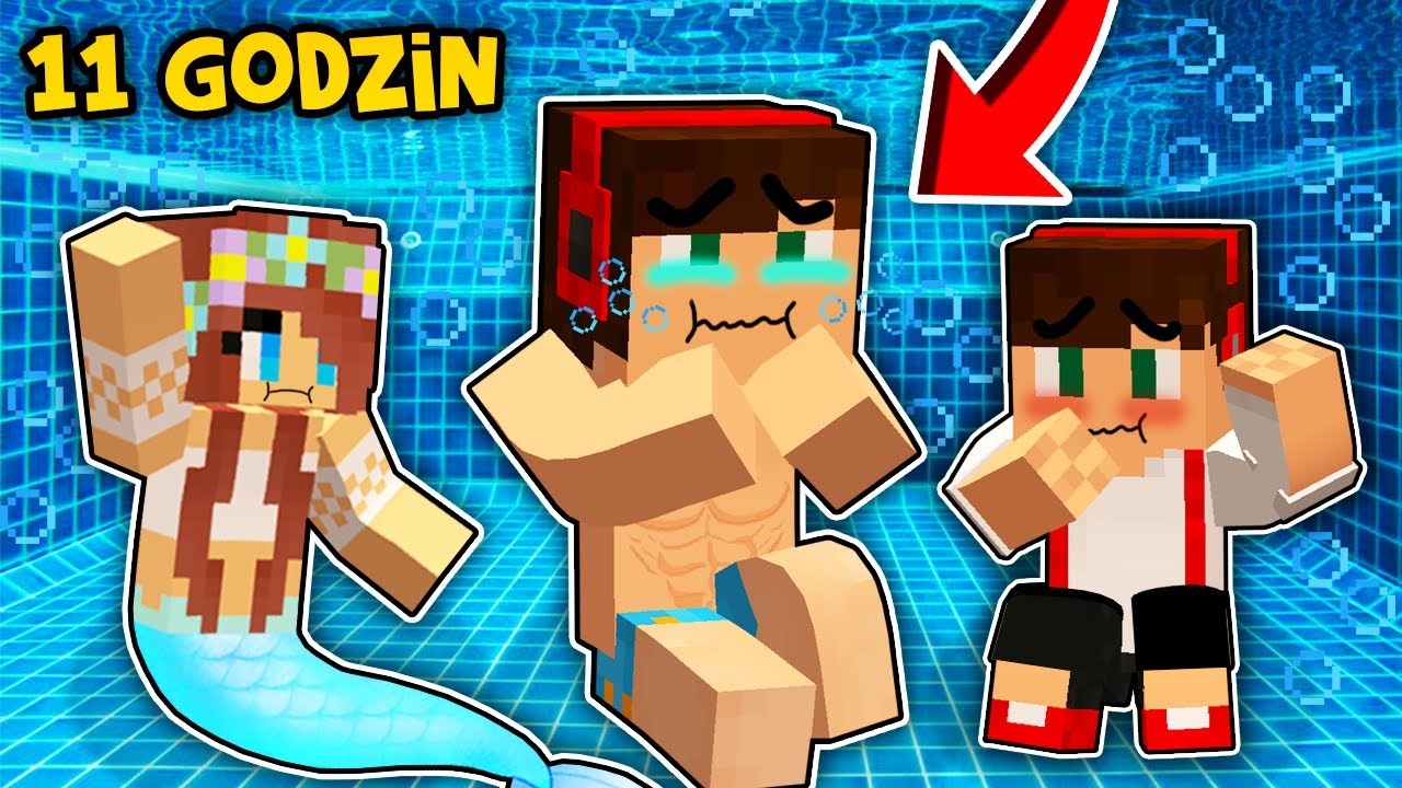 KTO DŁUŻEJ WYTRZYMA POD WODĄ WYGRYWA MILIONY $$$ 🤑 W MINECRAFT?! GPLAY & LUMI