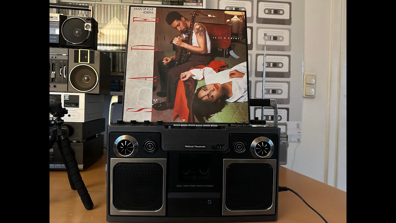 National Panasonic RS 4300 LJS. A recording mikes test. Golden 80s