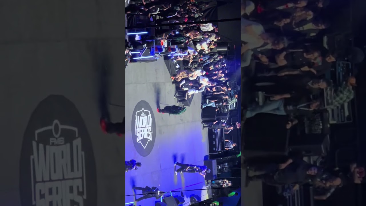 Aczino vs Azuky desde el público reacción MC’s participantes FMS World Series 