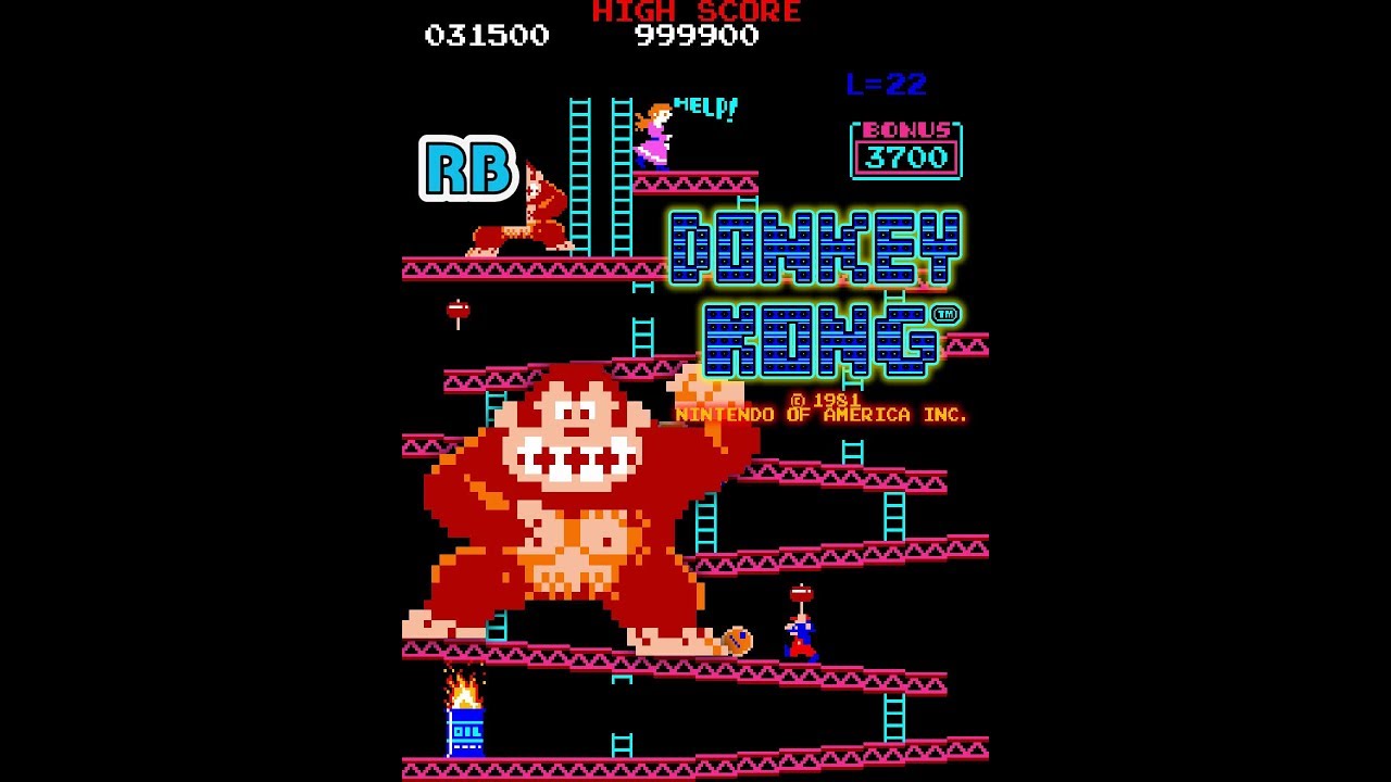 1981 [60fps] Donkey Kong (US) 1032100pts