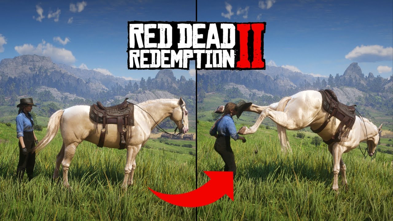 25 НЕВЕРОЯТНЫХ ДЕТАЛЕЙ ЛОШАДЕЙ В RED DEAD REDEMPTION 2 | Pinehaven