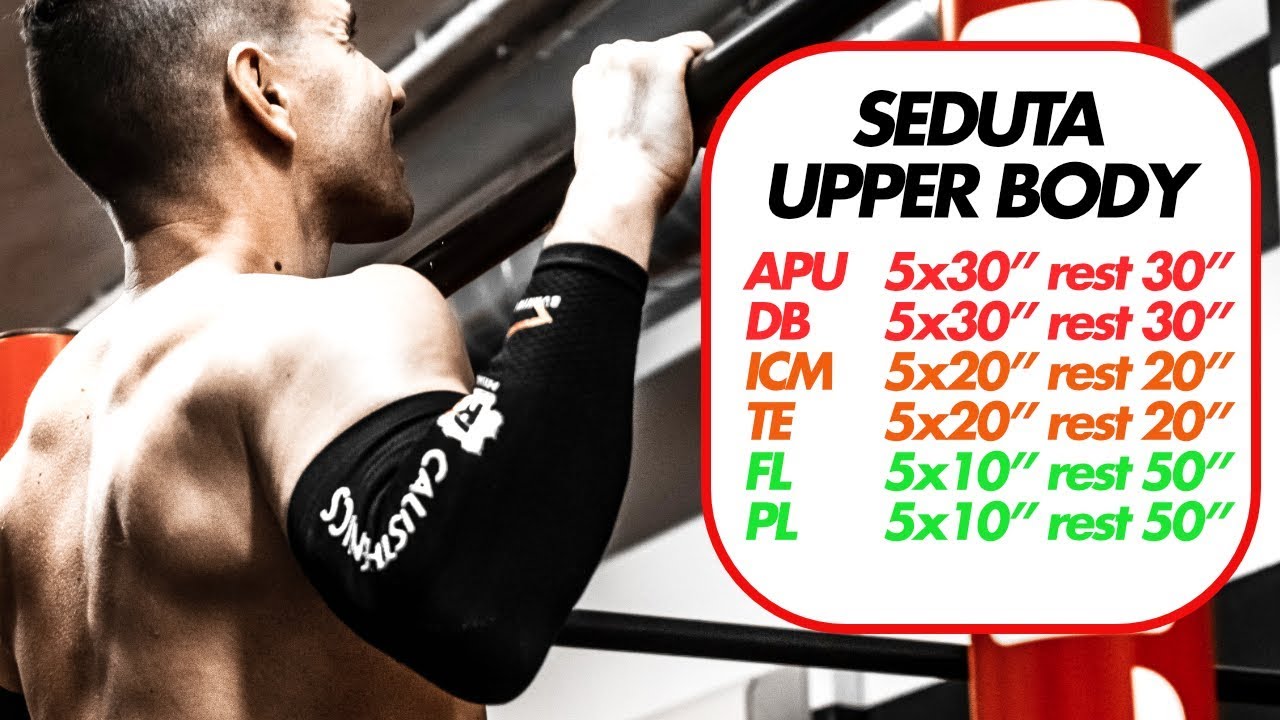 💣 Scheda Petto/Dorso/Spalle/Braccia a Corpo Libero METODO SCALARE!