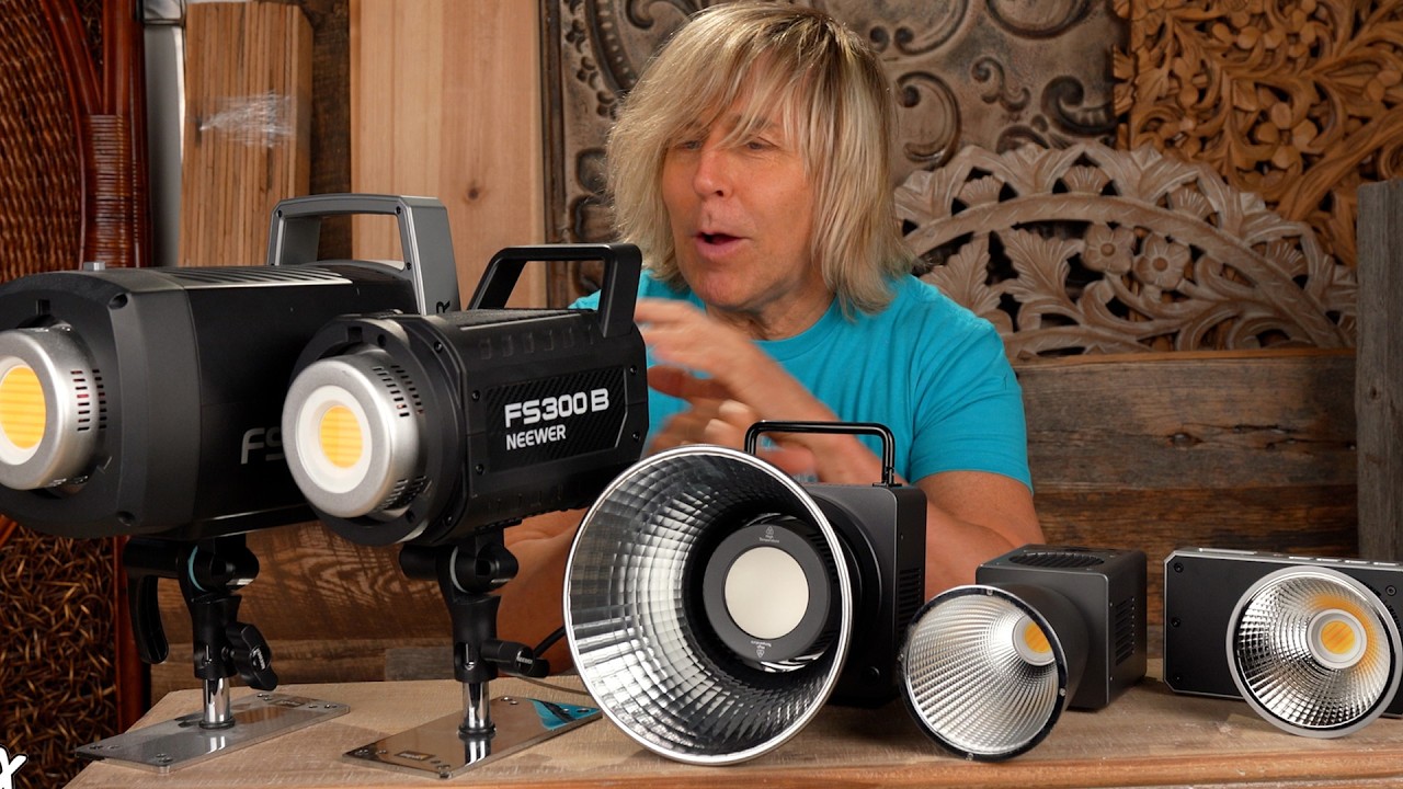 Neewer video lights FS60b HB60b HB80C FS300b FS600b for video lighting photography camera vs Zhiyun