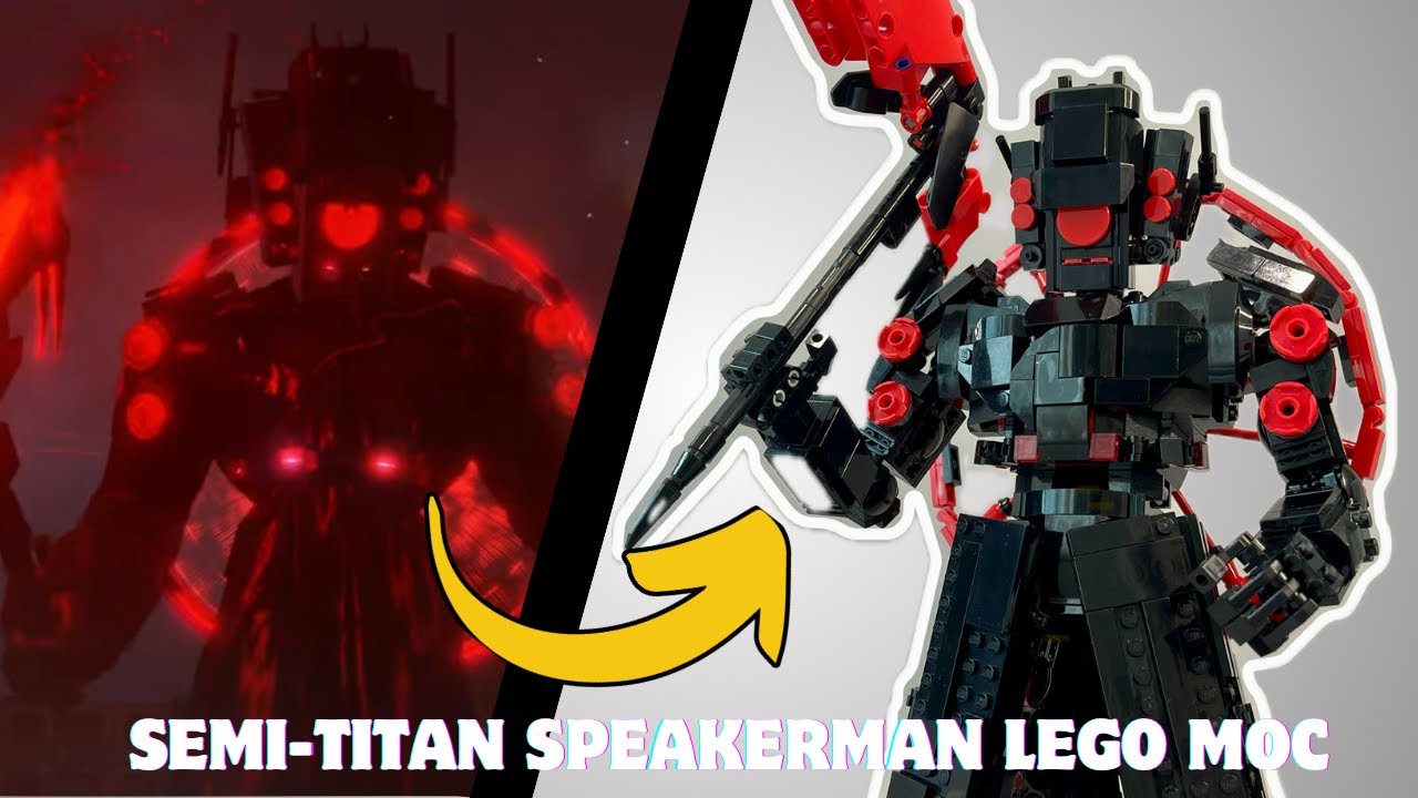 Lego_Semi-Titan Speaker-man_Skibidi toilet #legomoc #legomech #skibiditoilet #speakerman #semititan