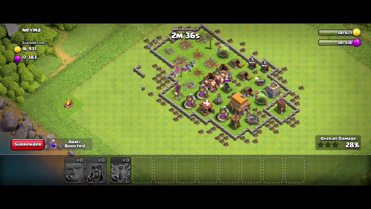 COC 7:55 2026 17 марта Атака Игровой процесс - 25