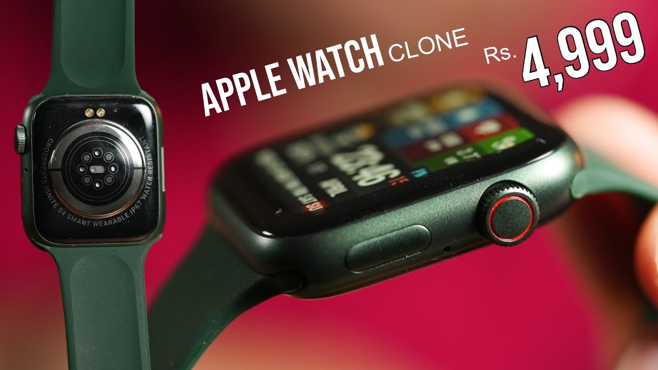 Apple Watch Clone for Rs. 4,999 - it is the Crossbeats Ignite S4