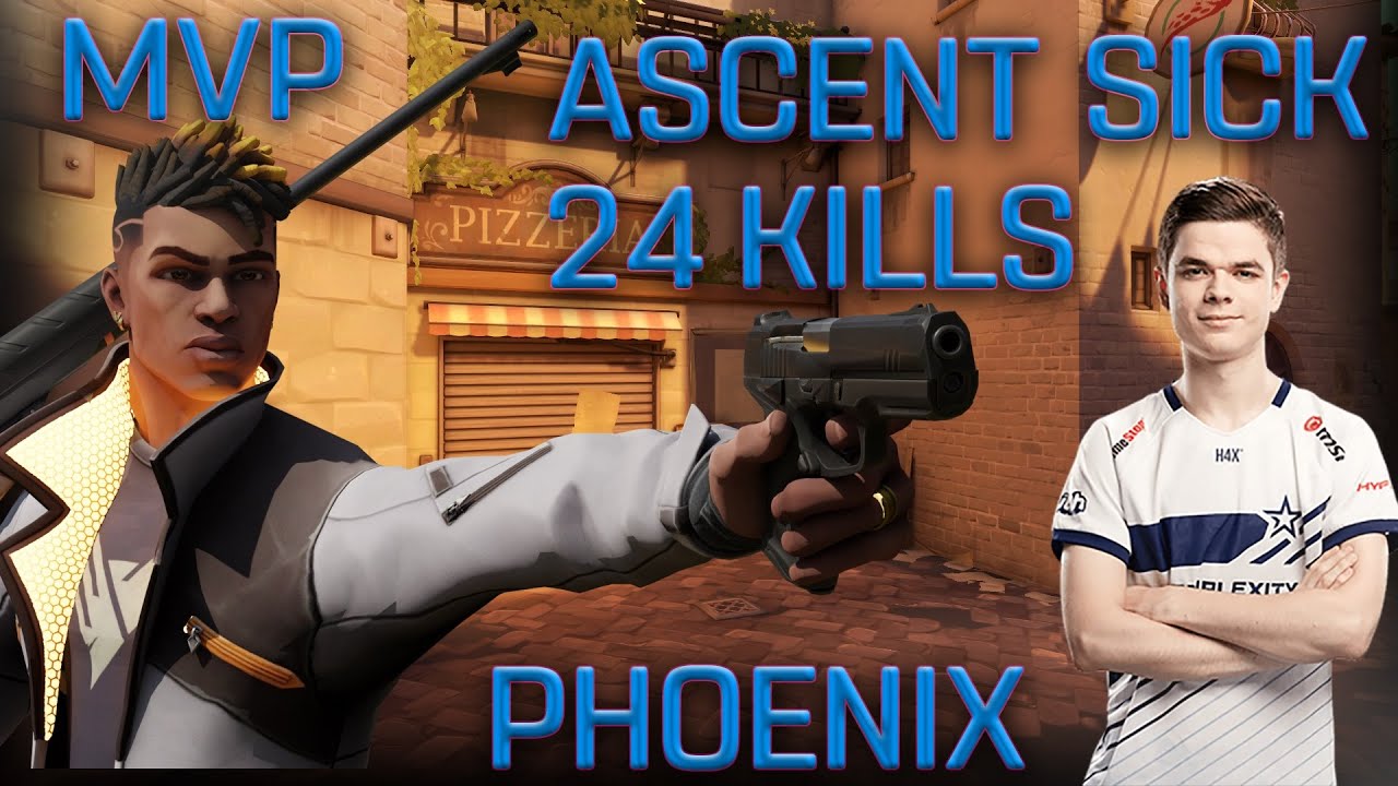 SEN SICK - ASCENT - PHOENIX - 24 FRAGS - VALORANT POV