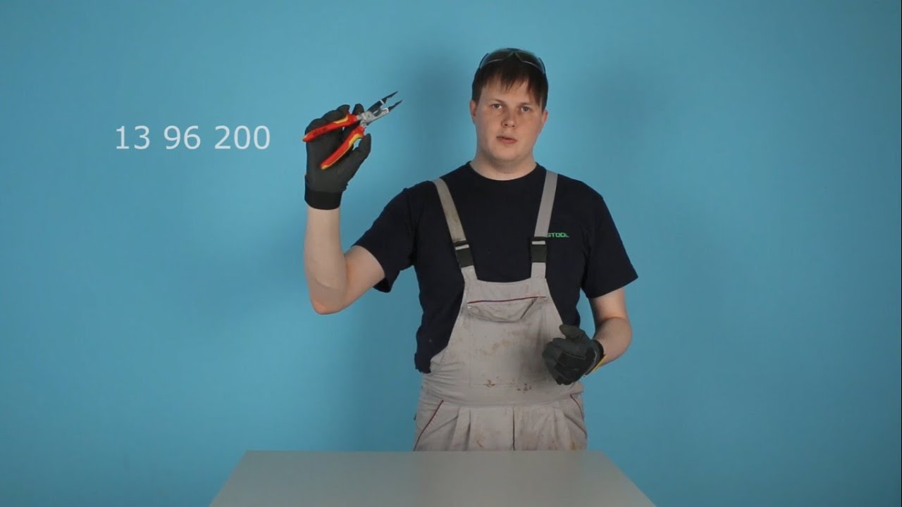 Универсальные клещи электрика Knipex 1396200 обзор для магазина Алексея Земскова