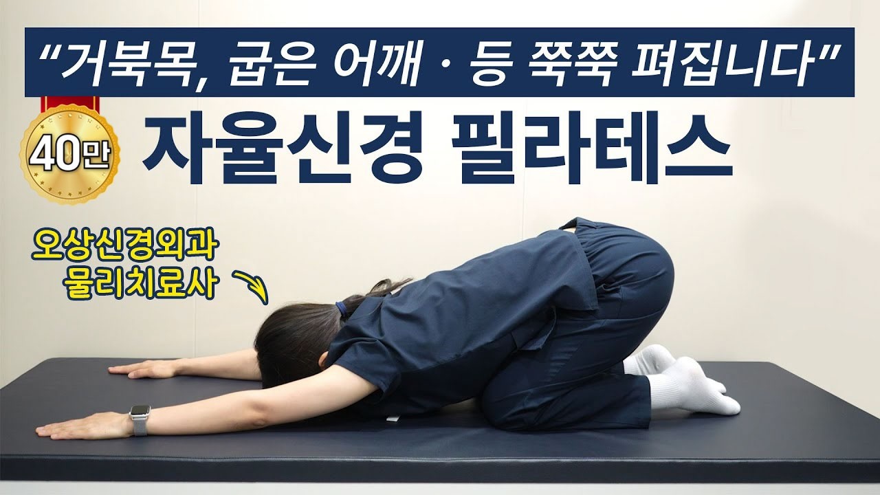 [따라해보세요] 하루 10분 자율신경 필라테스 7가지 동작, 실제 물리치료사가 알려드립니다 / 척추 이완, 통증 완화, 신체 교정 / 홈트 / 스트레칭