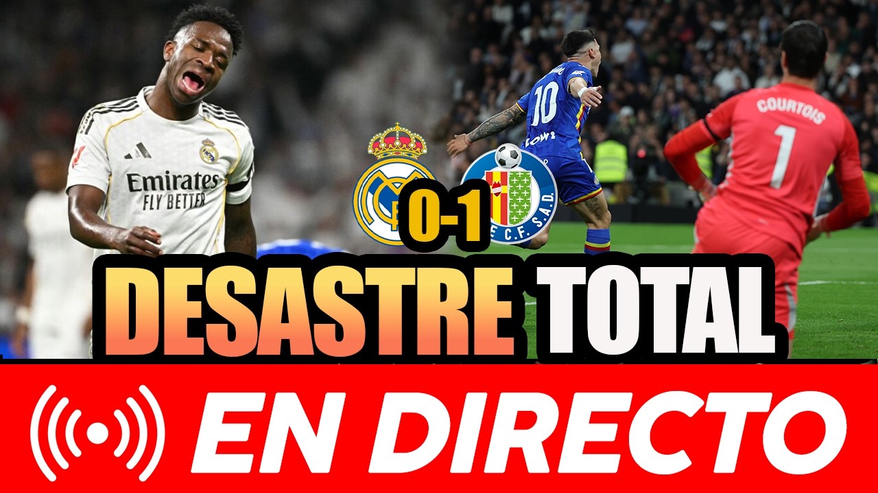 🚨🚨 EL MADRID PIERDE (0-1) ANTE EL GETAFE Y SE DISTANCIA A 4 PUNTOS DEL BARÇA