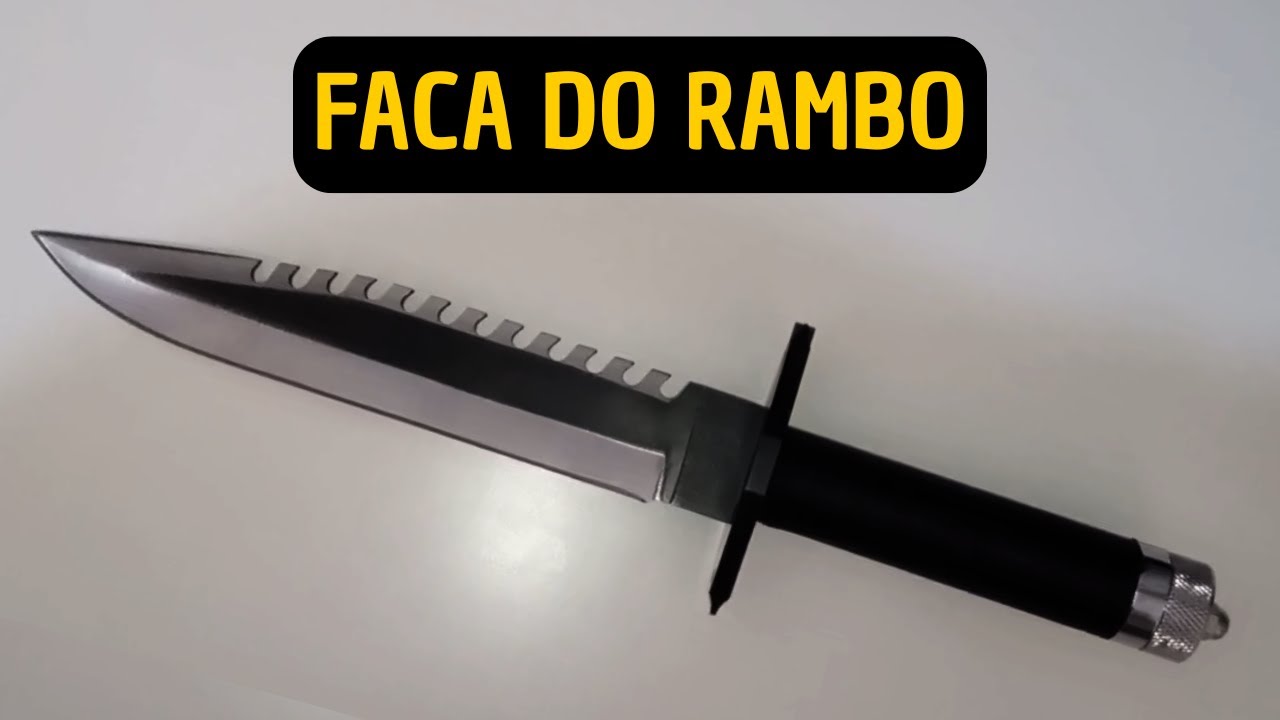 Faca do Rambo - A Famosa e Clássica Faca do Filme Rambo 2