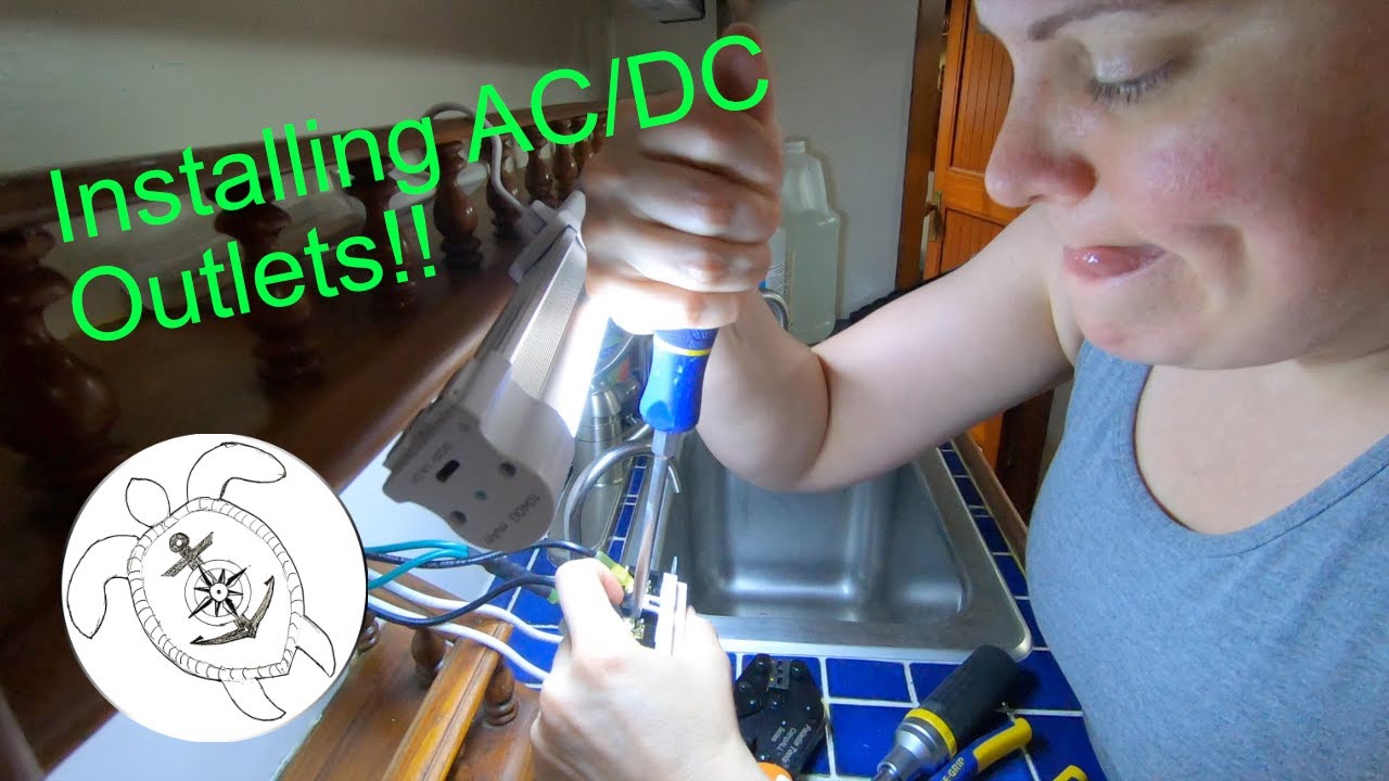 AC/DC Outlets Finally! - 28 | DIY Sailboat Projects | Life in the Wind