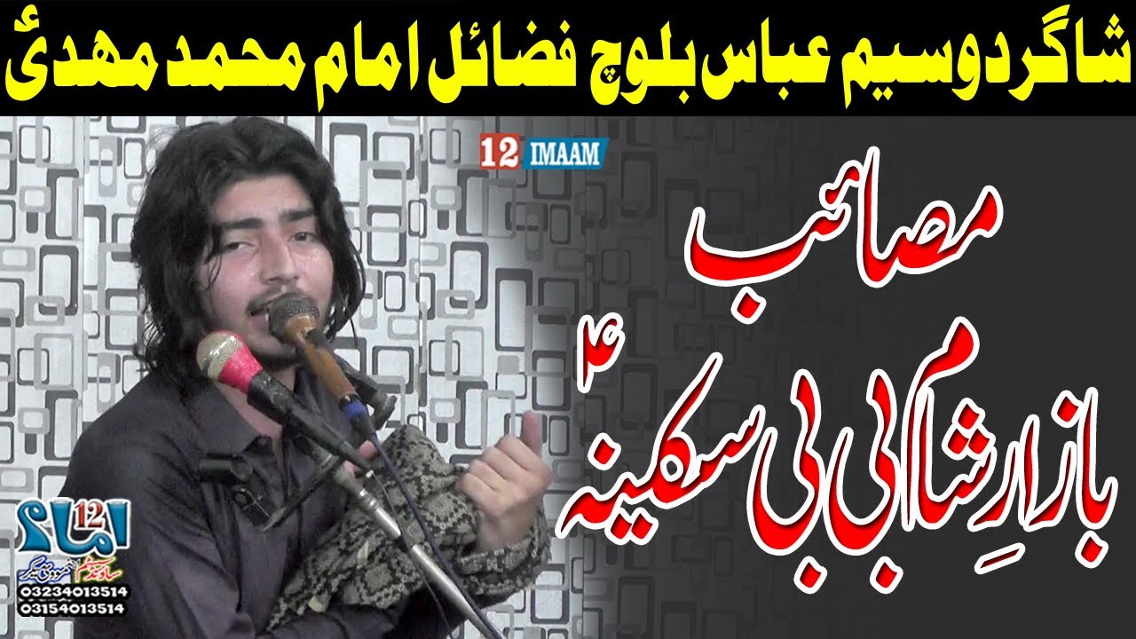 Zakir Zaigham Abbas Sandila | Majlis | Masaib Bazar e Sham / Bibi Sakina a.s