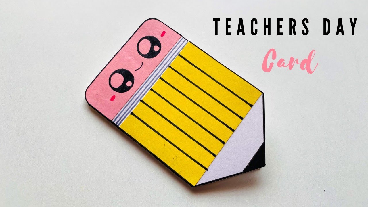 Easy Card Idea for Teachers Day | Last Minute Teachers Day gift #teachersday #cardmaking