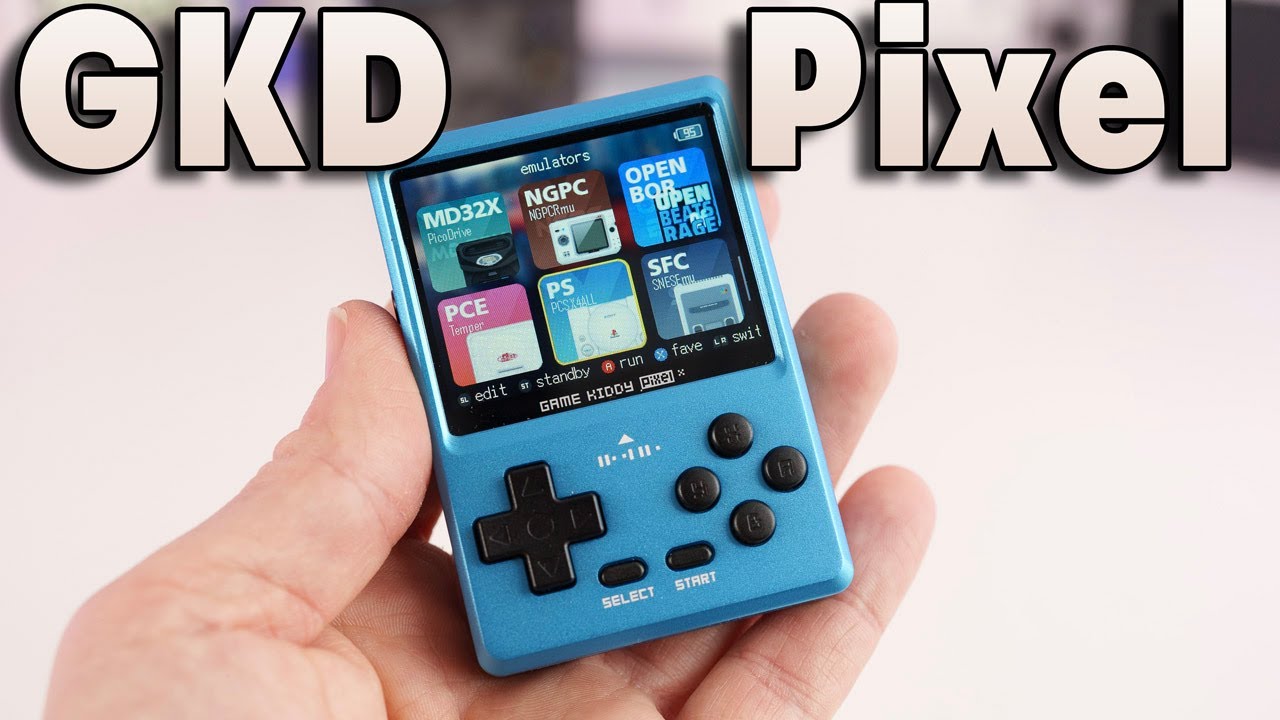 Cette console rétro est incroyablement petite ! La GKD PIXEL a TOUT d'une grande! Bravo!