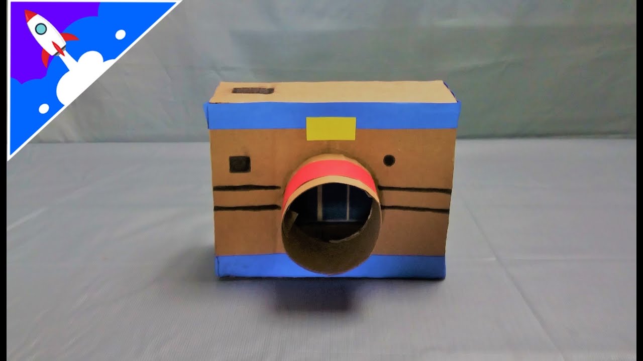 Como fazer uma câmera de papel