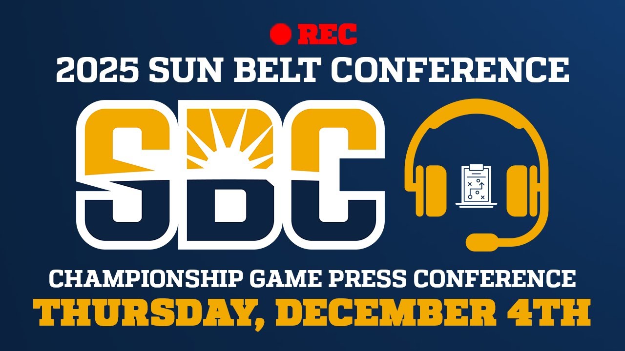 2025 Sun Belt Football Championship Press Conference - Dec 4th