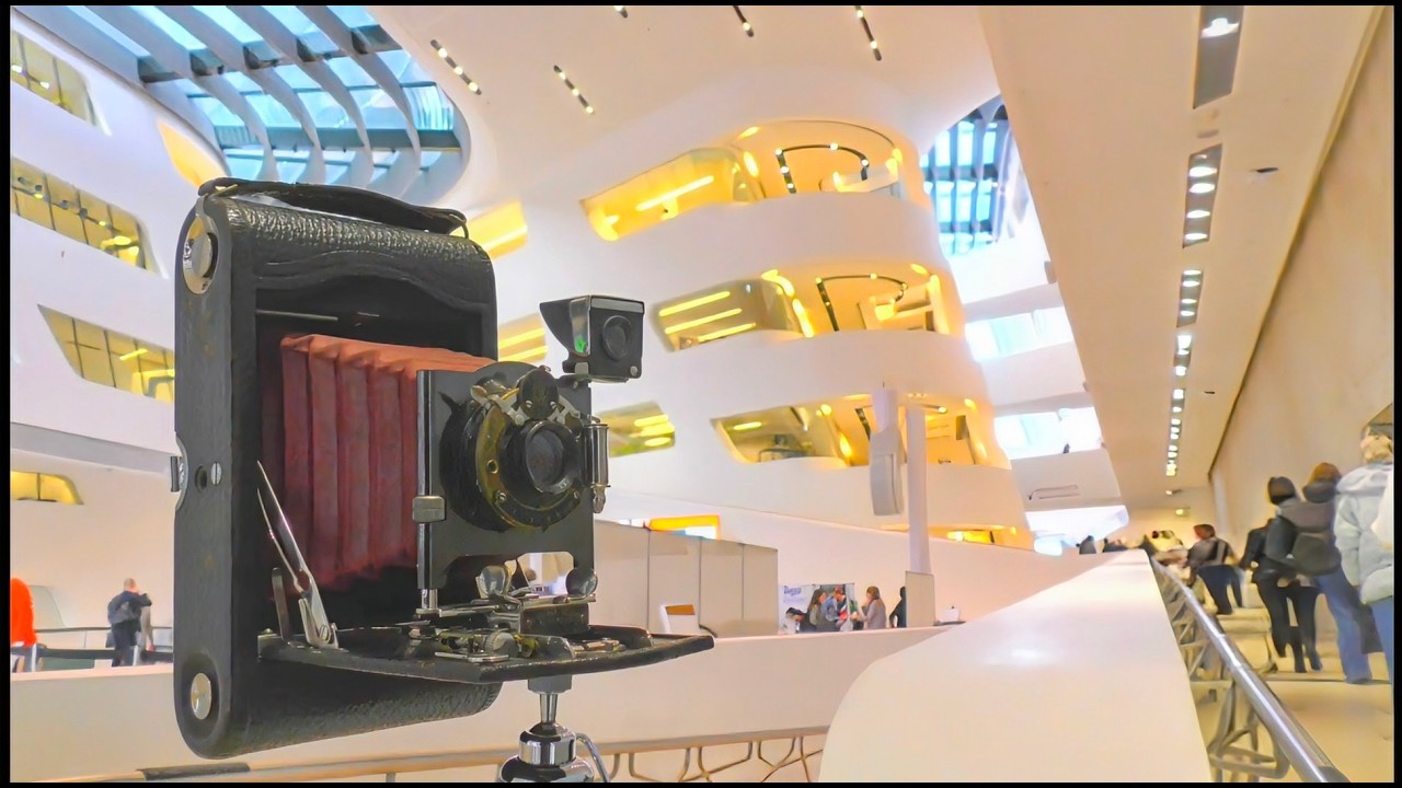 Kodak No 3 Folding Pocket Camera + WU Wien  Zaha Hadid