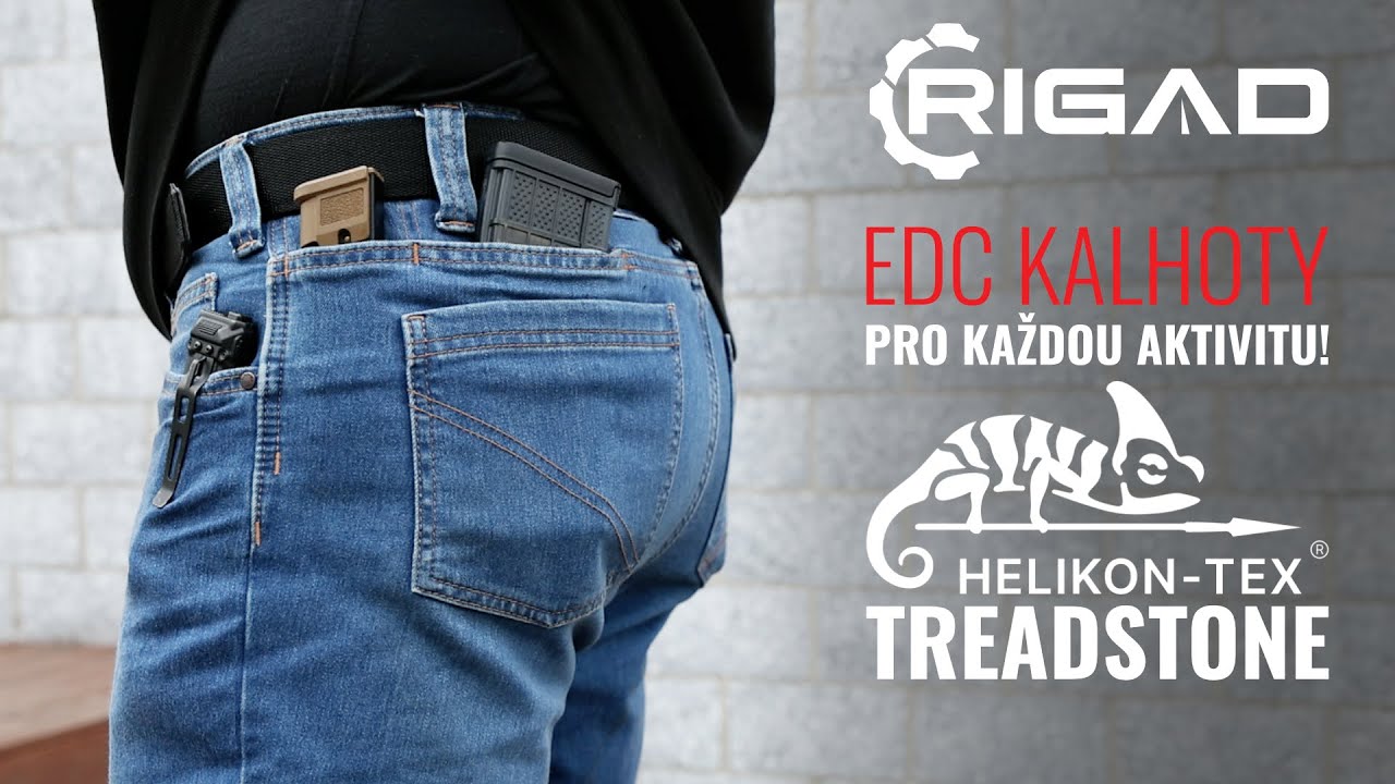 Treadstone Jeans® Helikon Tex® EDC kalhoty jak se patří! RIGAD!
