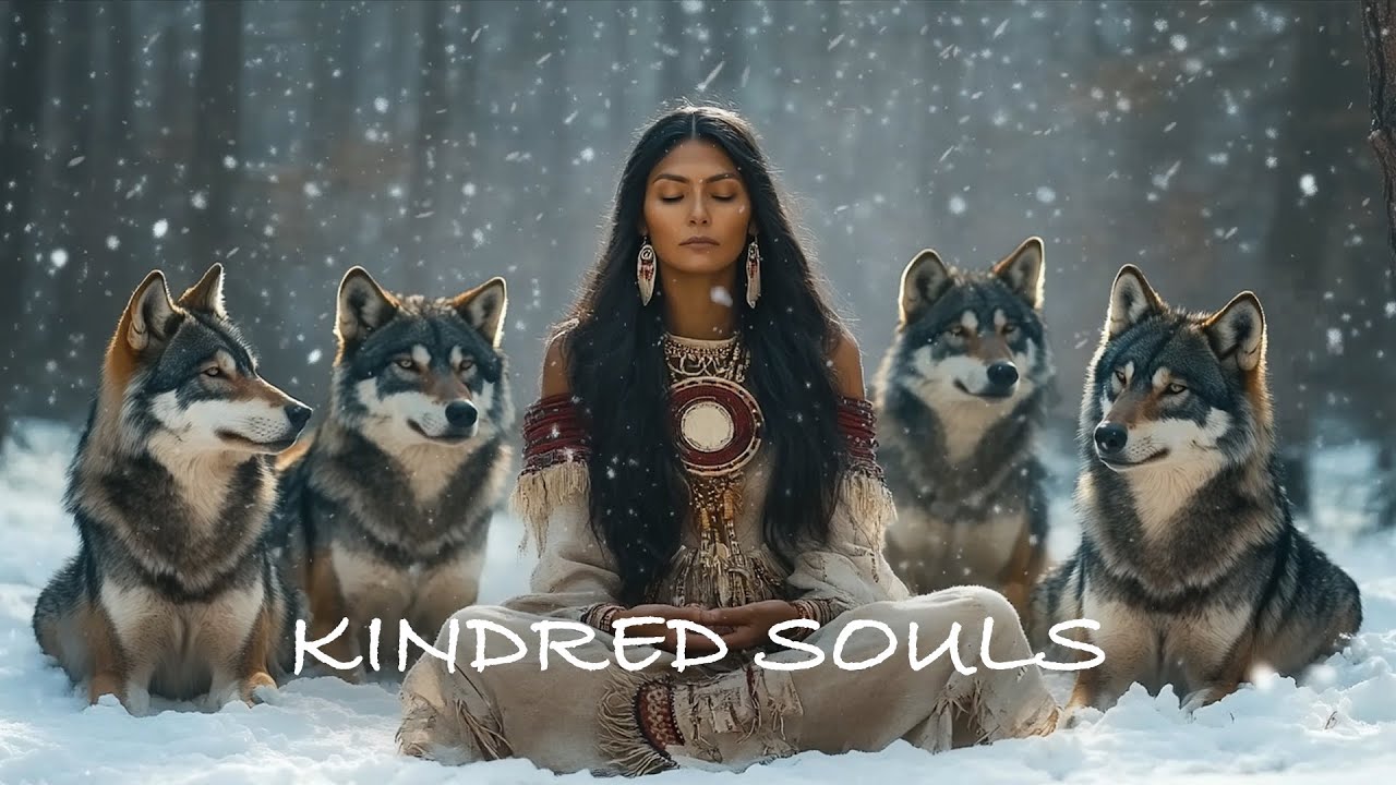 Kindred Souls - Native American Flute Music and Blizzard | Relaxation, Sleep, Stress Relief