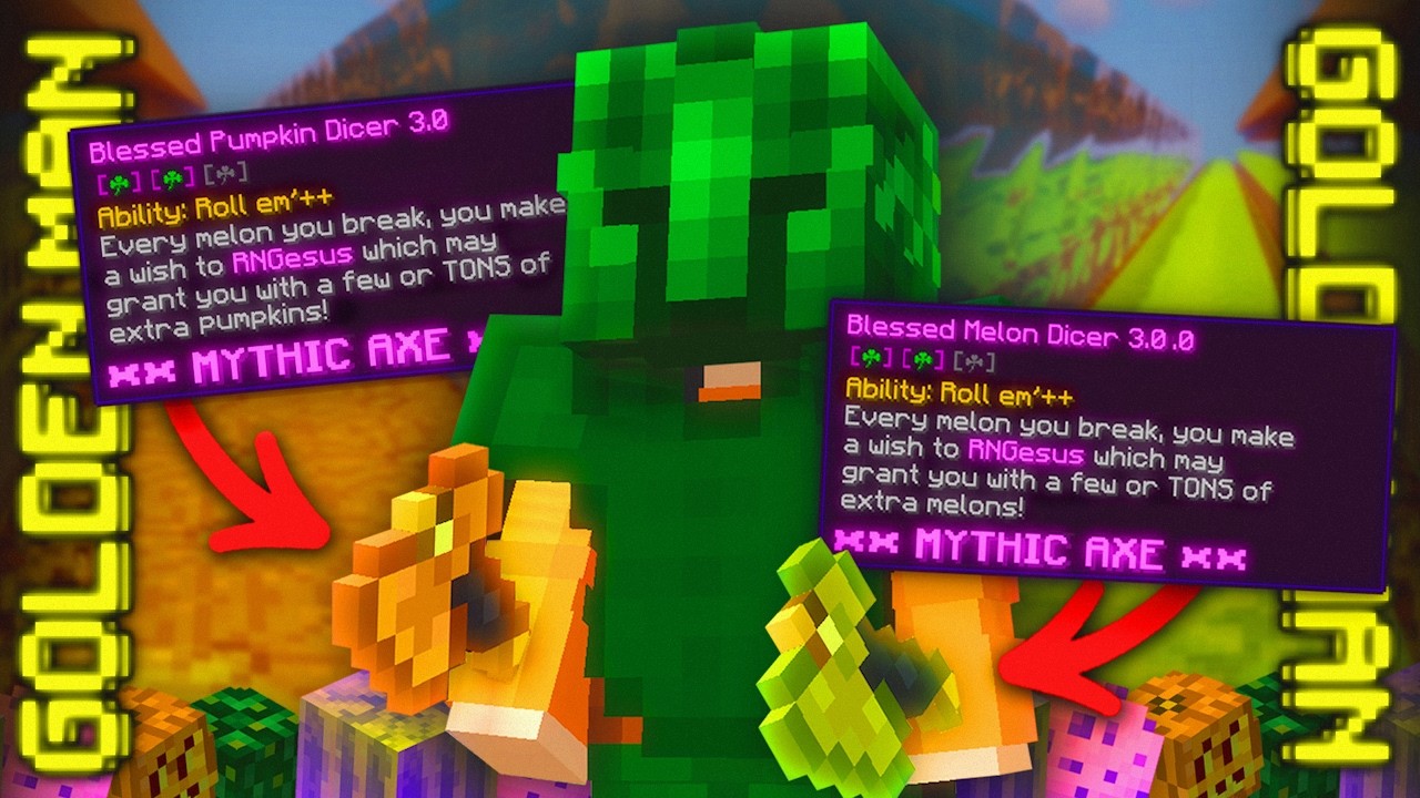 Эти фермерские улучшения просто БЕЗУМИЕ! - Hypixel Skyblock Goldenman #32