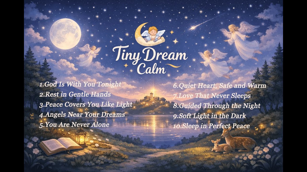 #19 God Is With You Tonight - Best Bible Bedtime Lullabies | Christian Lullabies 🔔