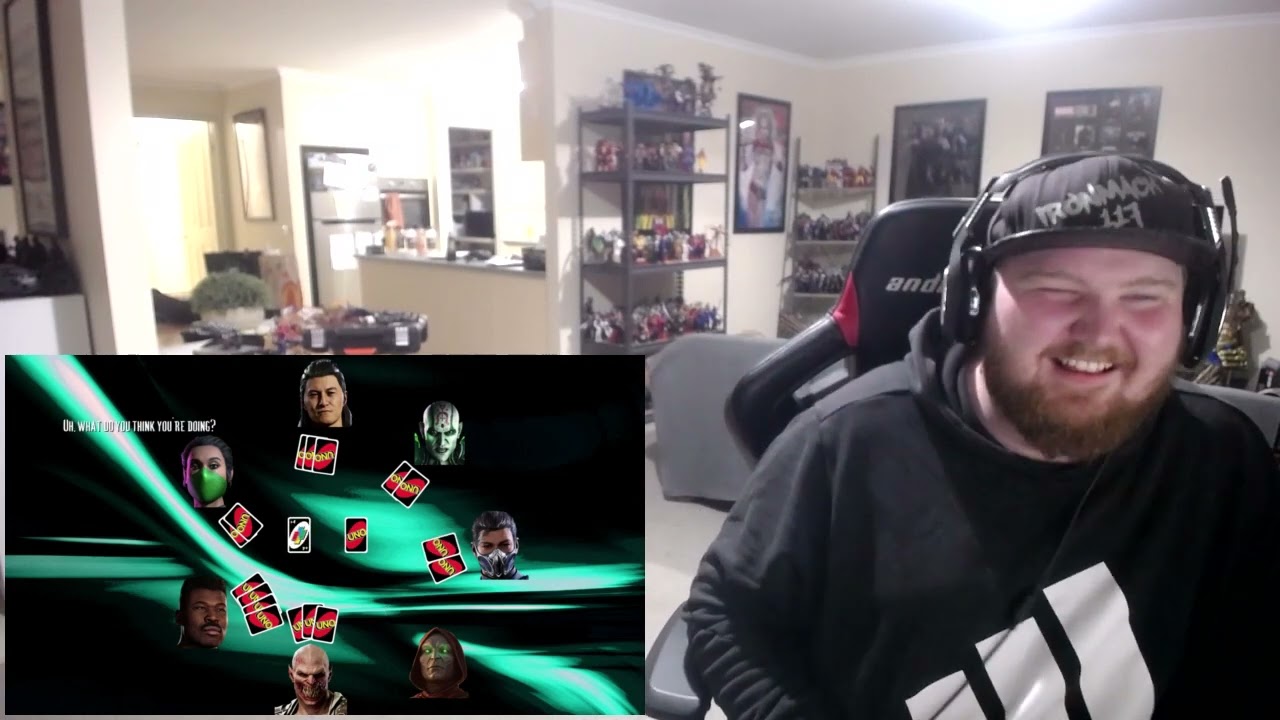 Mortal Kombat 1 AI Voice - Game Night - Uno Shenanigans REACTION