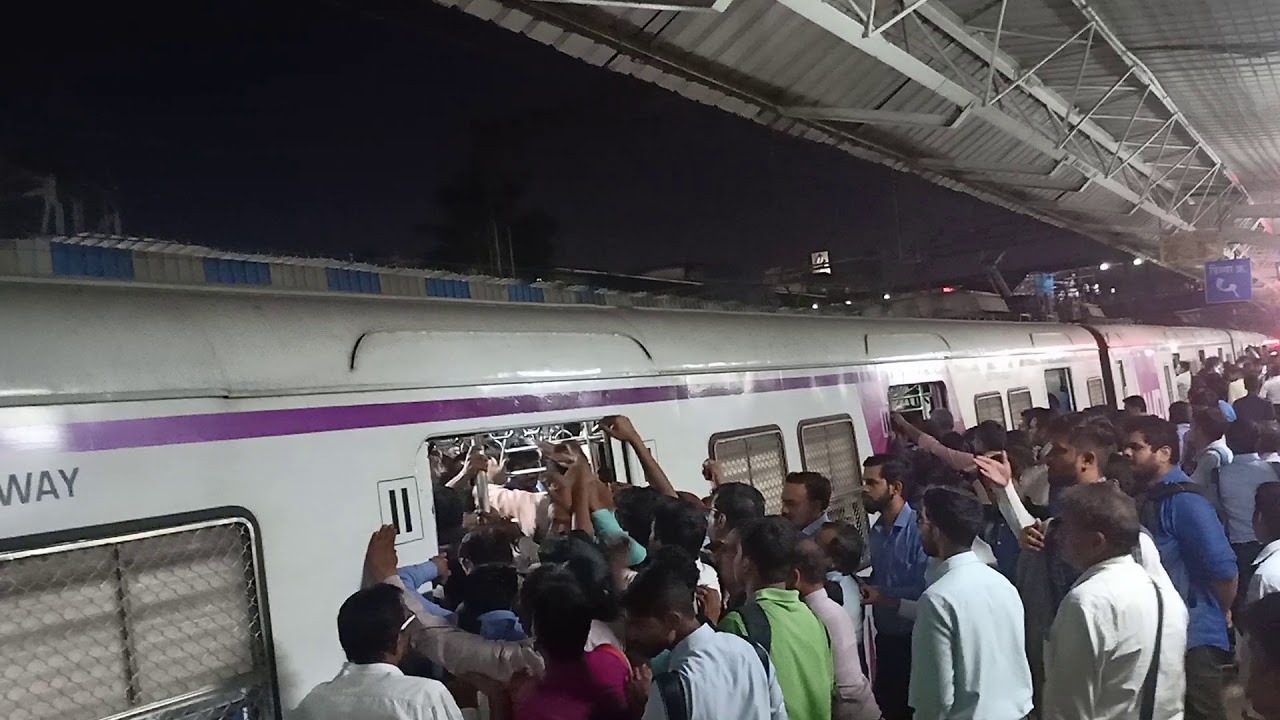 Andheri station during peak hours