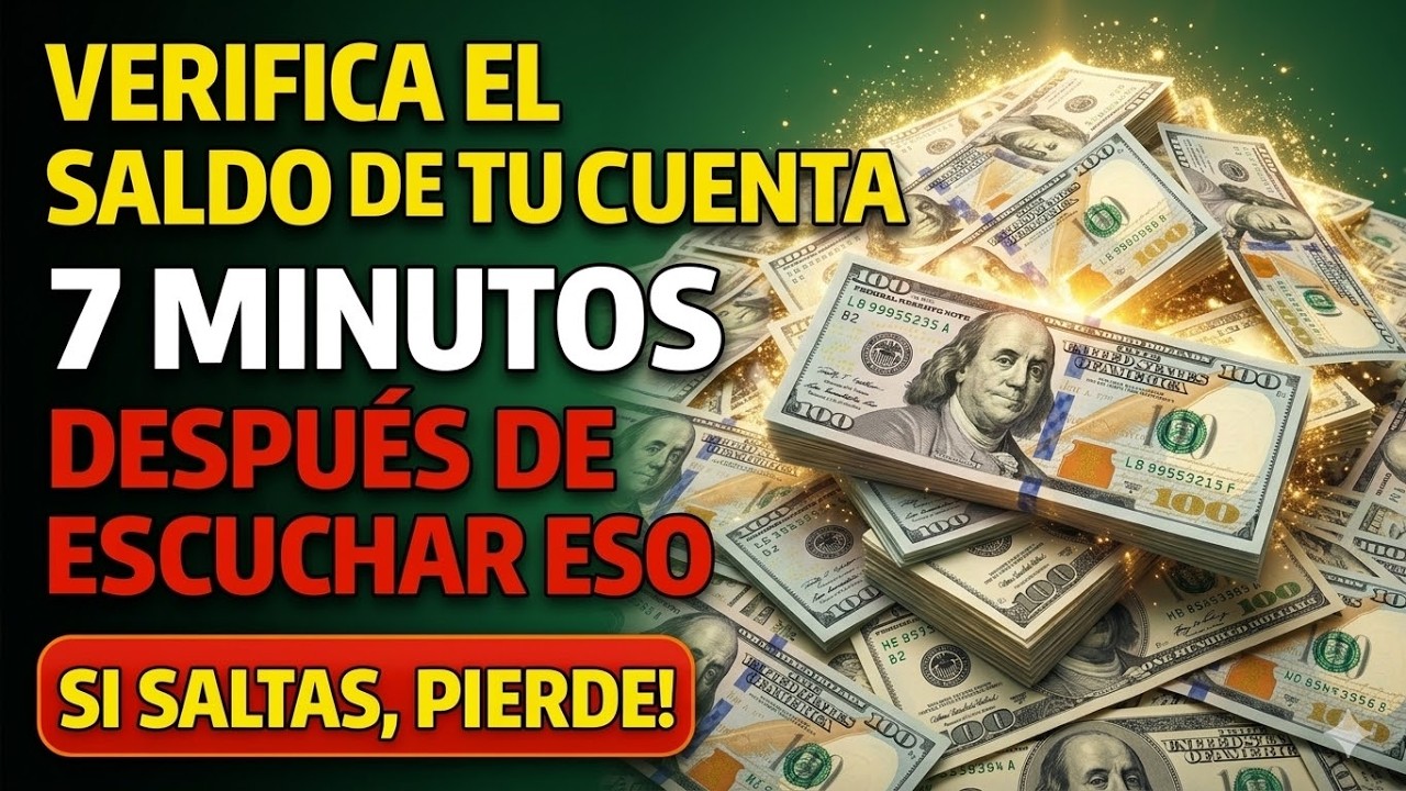 😲 DIOS DICE: Tu RECUPERACIÓN FINANCIERA llega en 7 Min... 🎁¡No lo Rechaces! | Mensaje de Dios