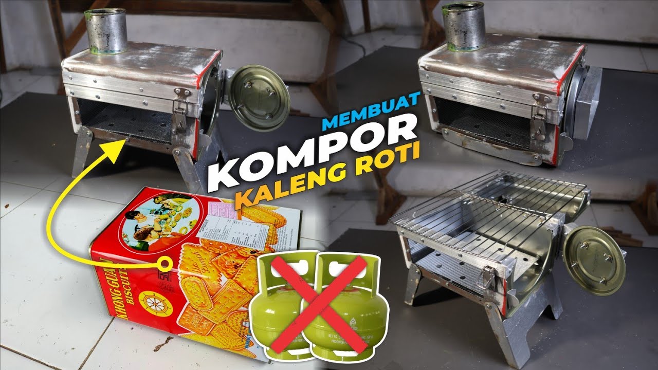 Ide Kreatif Buat Kompor Portable Dari Kaleng Bekas
