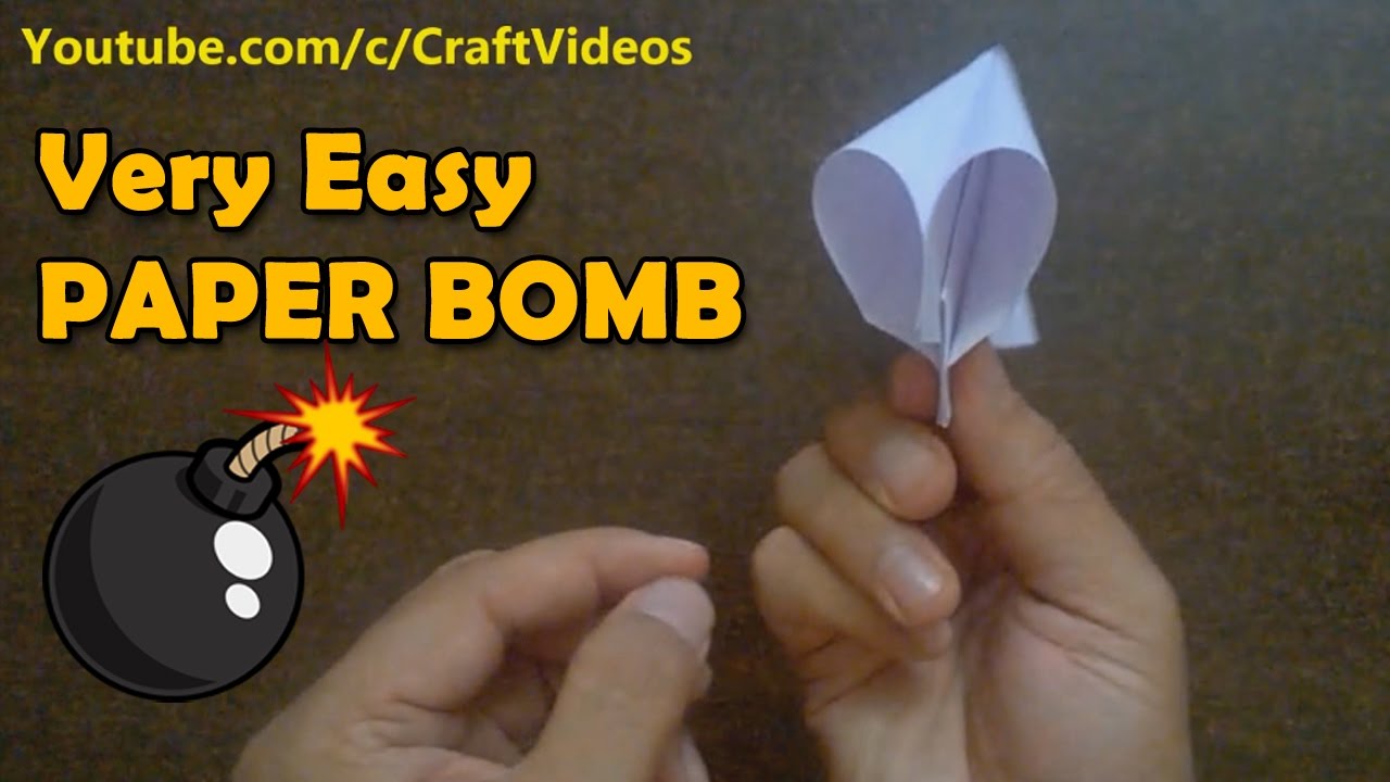 How to Make a Paper Popper | How to make Paper Bomb | Paper Bomb that Pops | Paper Bomb step by step