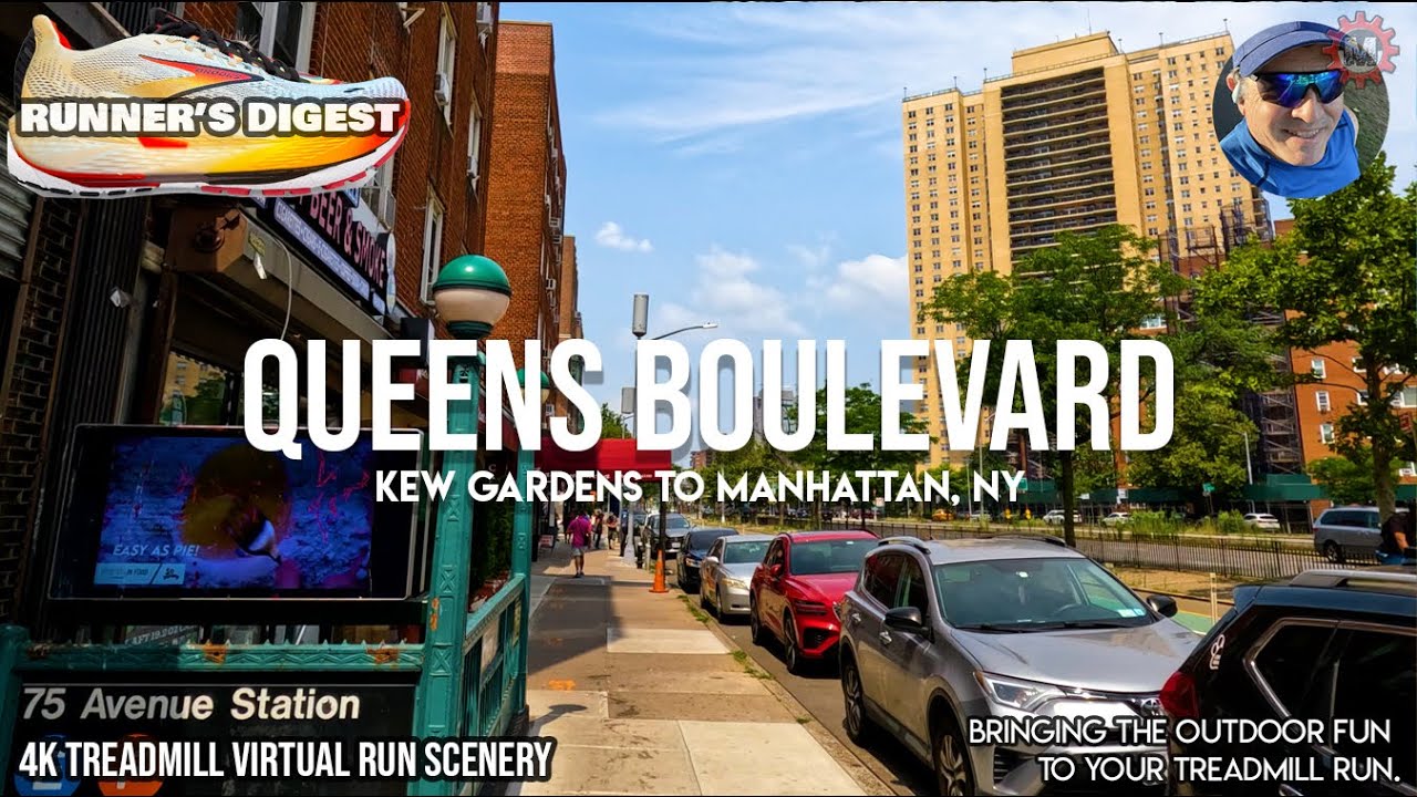 Queens Boulevard - Queens, NY to Manhattan, NY | Summer | POV Virtual Run 4k [98]