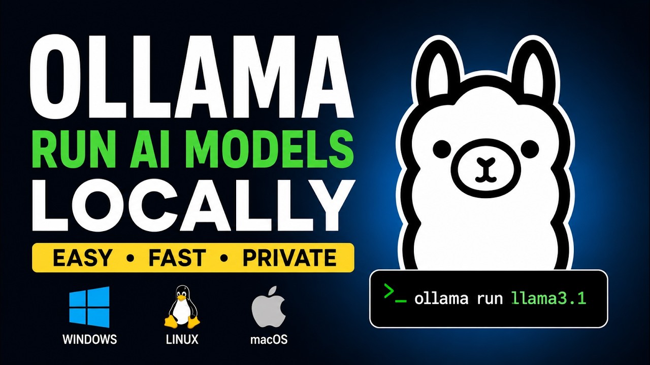 Обзор Ollama! Запуск ИИ-моделей локально на Windows, Linux и macOS