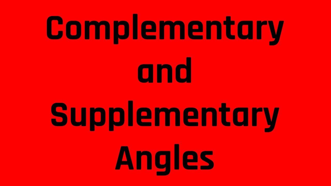 Complementary and Supplementary Angles: What You Need to Know for the ASVAB