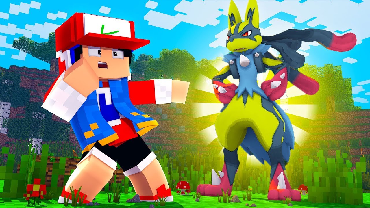 Minecraft: LUCARIO SHINY MEGA - RUBY #30 « Nitro »