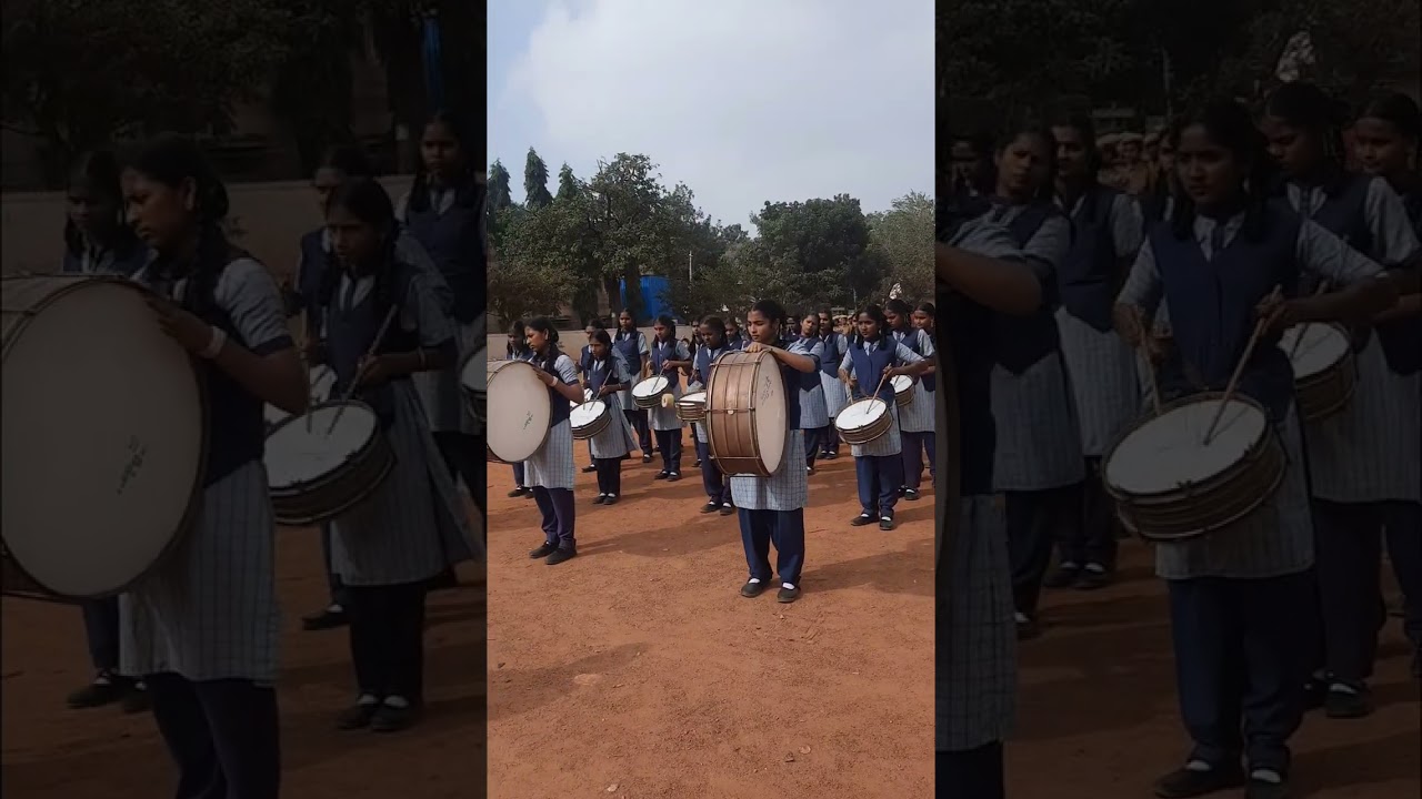 SPC General salute with School band #GGJC Malur
