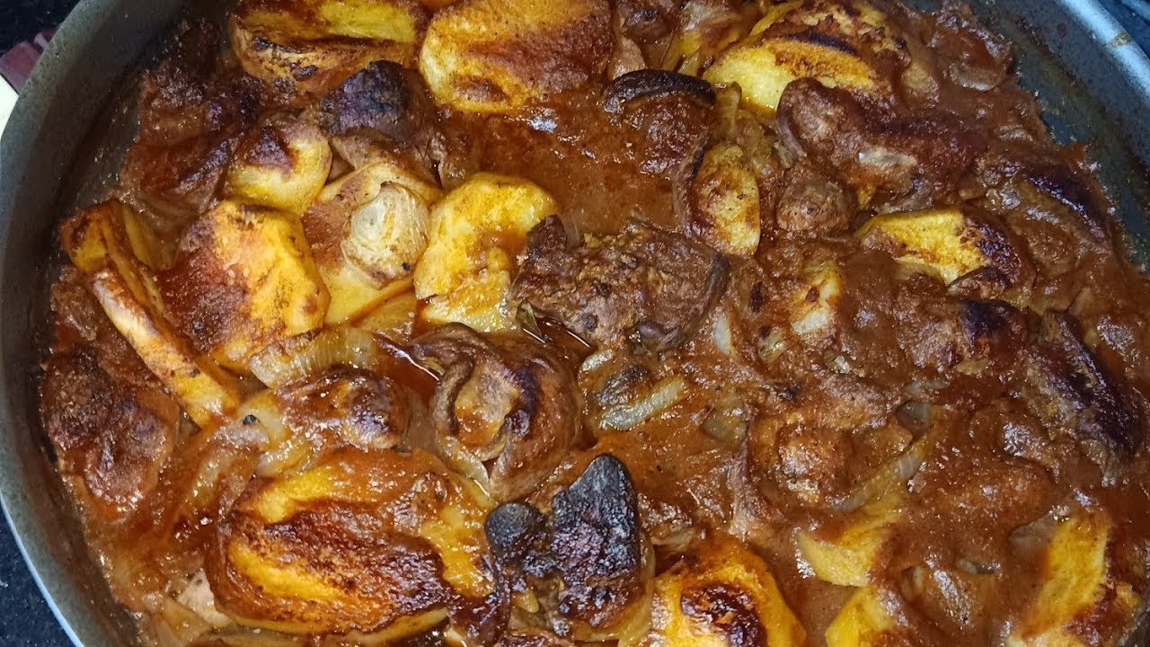 طاجن قوانص بالبطاطس..خلاصة الطعم والمزاج😍 في أكلة واحدة🥰🍽