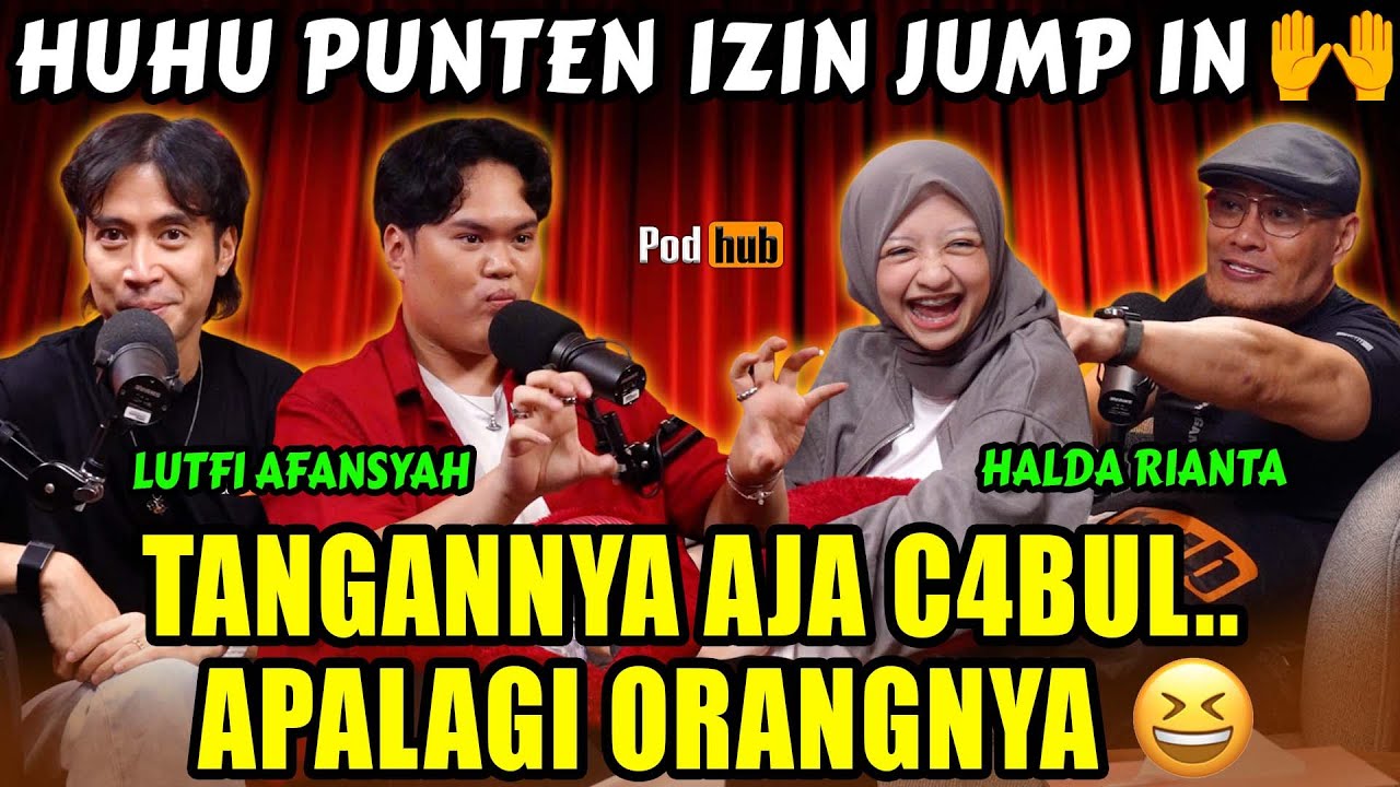 HALDA: LO PADA NGOMONG APAAN SI, GUA GAK NGERTI‼️HANUPIS YA, KITA SEMUA JUMP IN😂😂 - VIDI, LUTFI