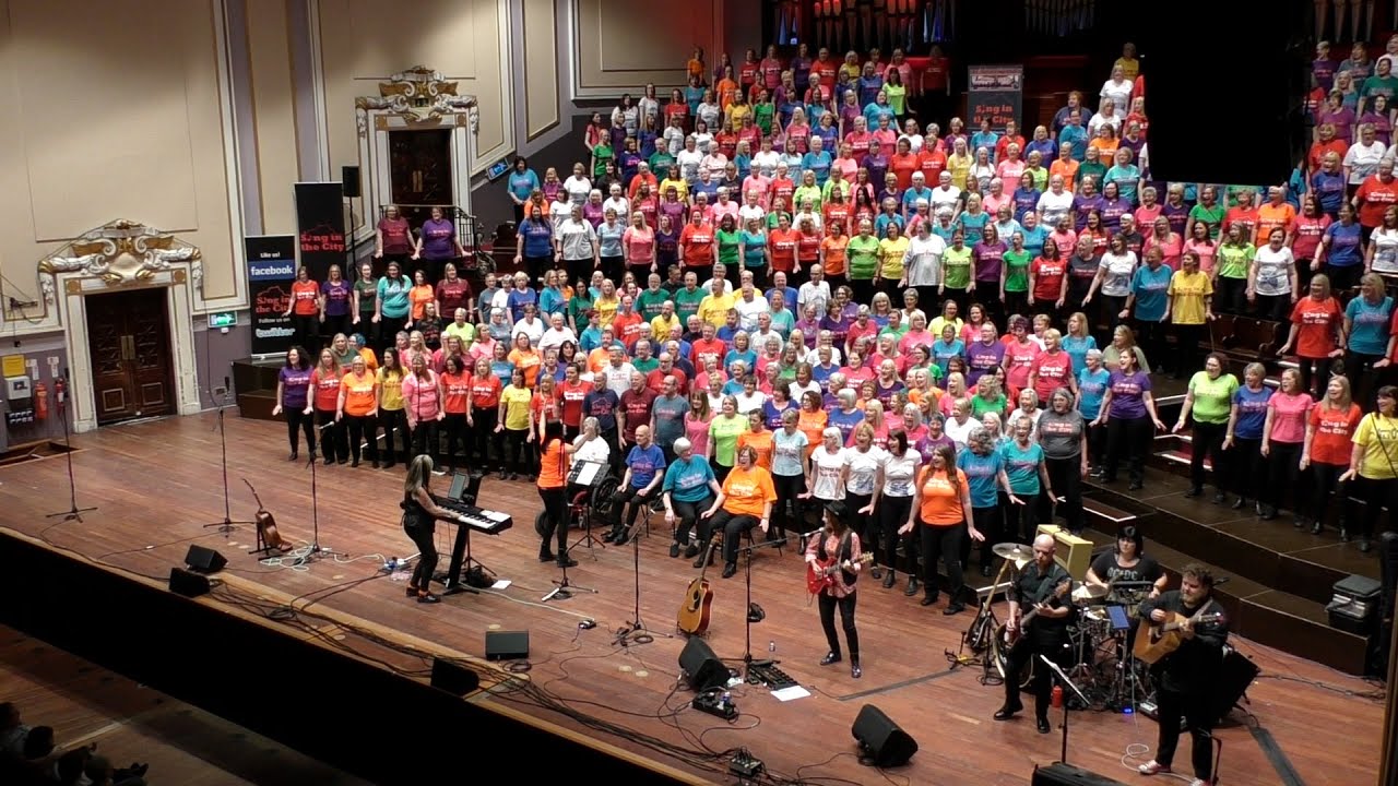 SING IN THE CITY, THE USHER HALL, DANCE MONKEY BY TONES & I WITH HANLEY AND THE BAIRD. JOIN A CHOIR