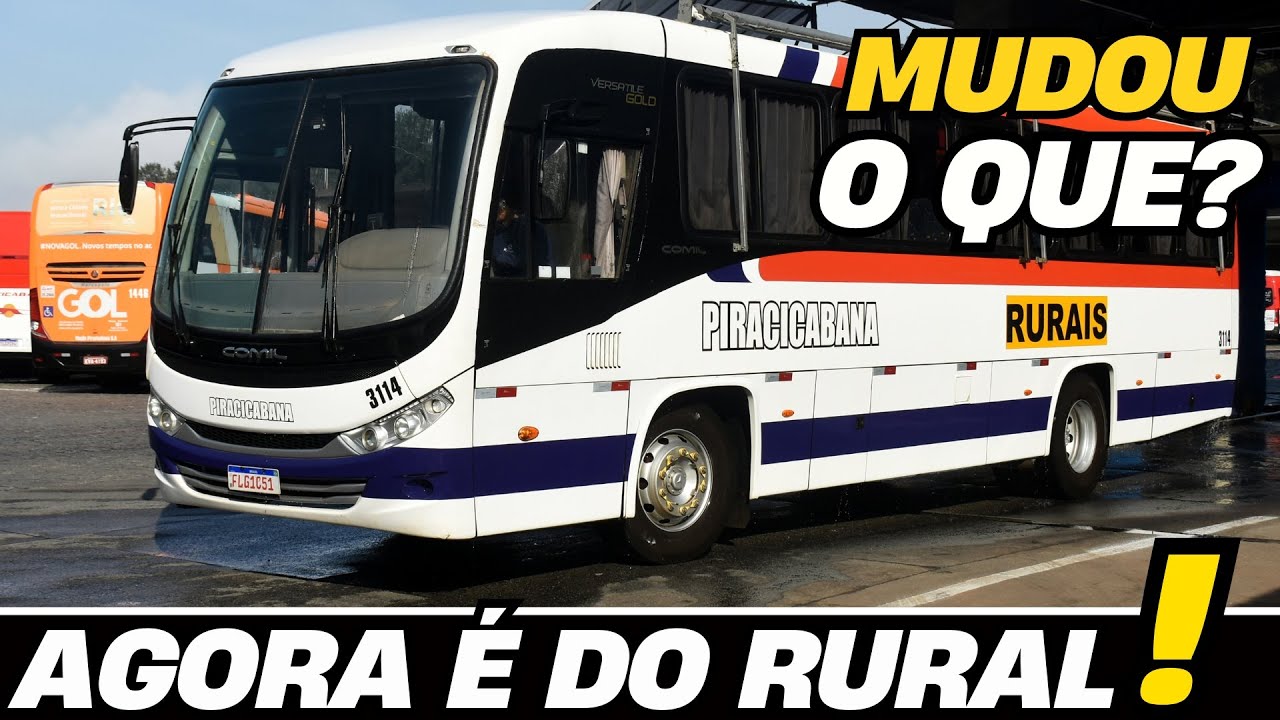 ÔNIBUS TRANSFORMADO PARA SERVIÇO RURAL VIAÇÃO PIRACICABANA. COMIL VERSATILE GOLD