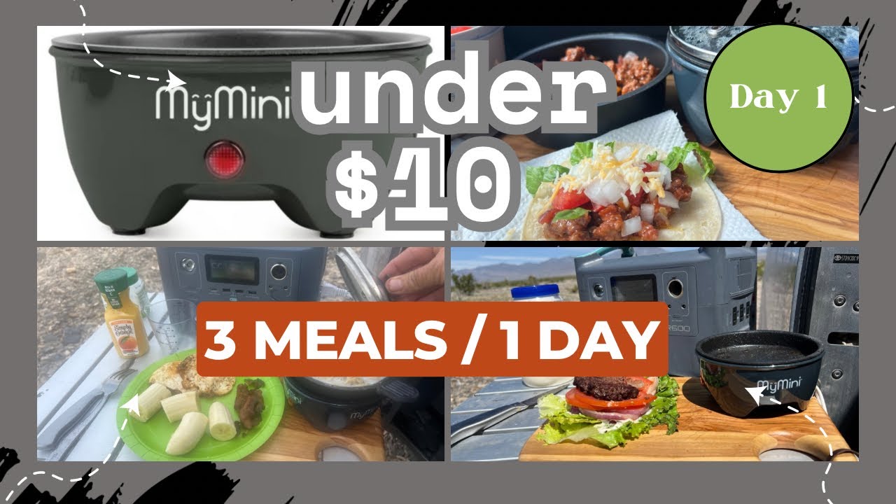 Vanlife Cooking on a Budget Day 1: 3 Meals for Under $10 (With MyMini Noodle Maker!)