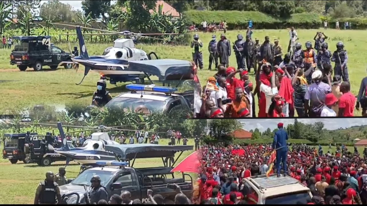 Breaking News! Amajje Ne Police Bitadde Enyonyi Mu Kisaawe Bobi Wine W'abadde Alina Okukuba Rally