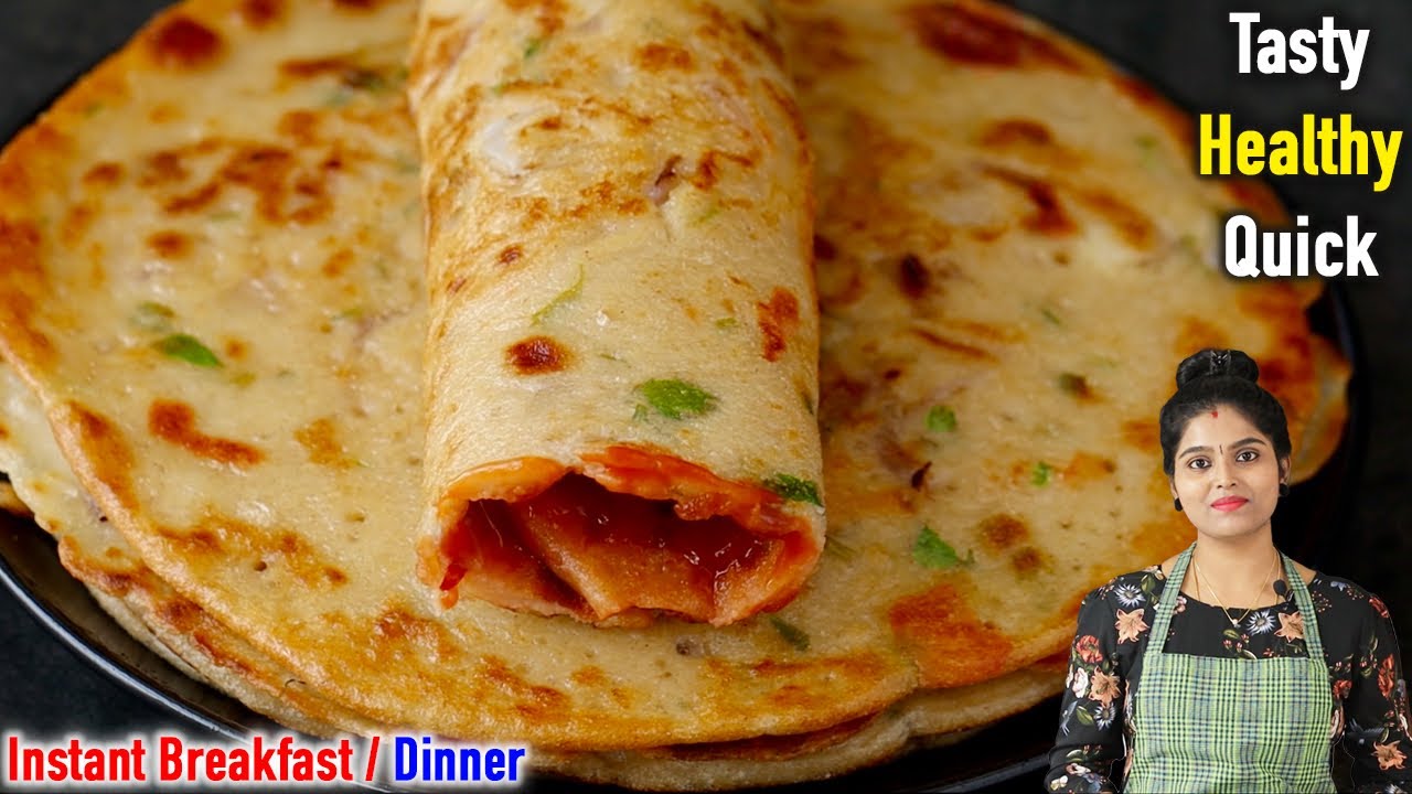இட்லி, தோசைக்கு பதிலாக 10 நிமிடத்தில் சுவையான டிபன்👌| 10 min Breakfast recipe in tamil | breakfast
