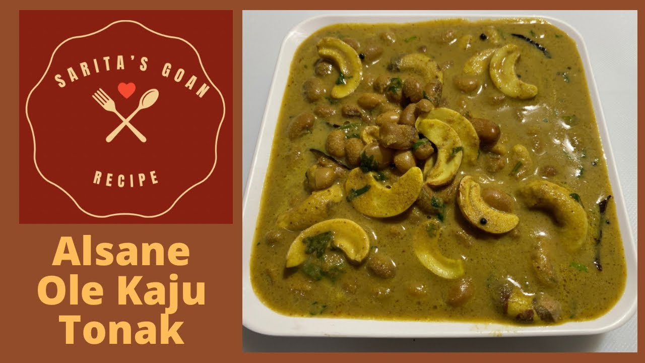 Goan Style Alsande Tonak | Bibbe Alsande Bhaji | Sarita’s Goan Recipes |