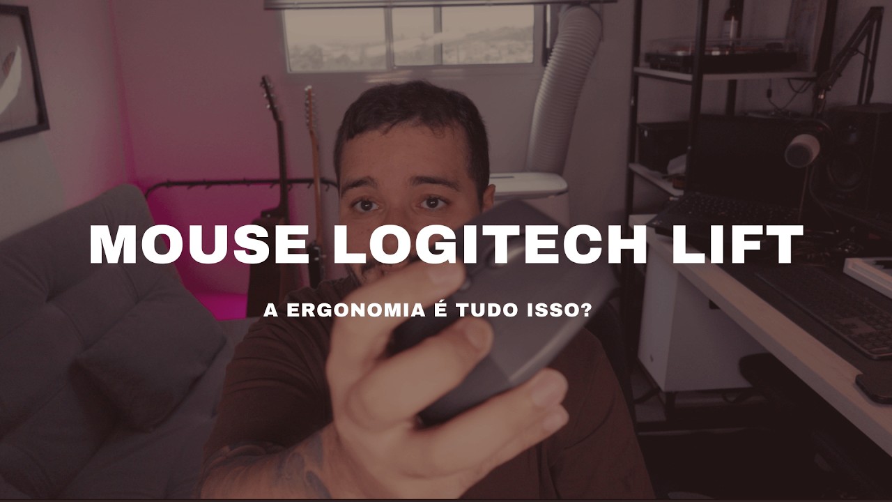 O MELHOR MOUSE ERGONOMICO EM 2026 - MOUSE LOGITECH LIFT