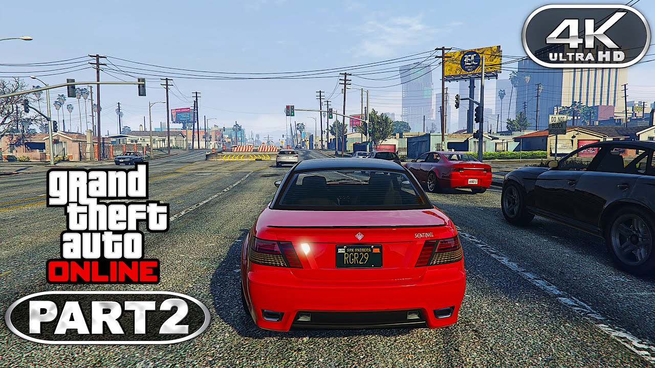 GTA Online 4K Gameplay Walkthrough Part 2 - No Commentary