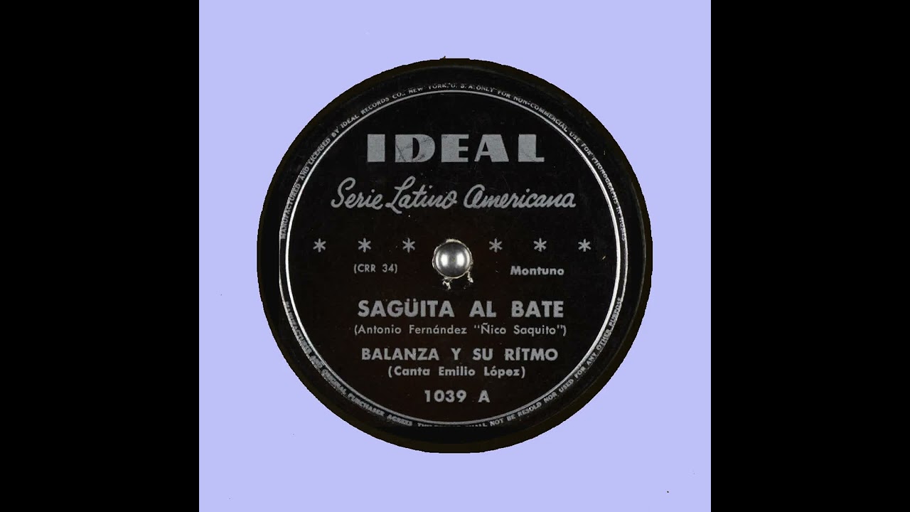 Saguita al Bate   Balanza y Su Ritmo   Emilio Lopez
