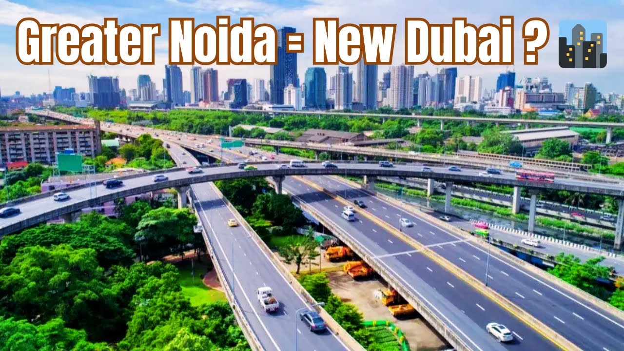 Greater Noida Expressway Drive 🚗 | Premium Societies & New Dubai Vibe