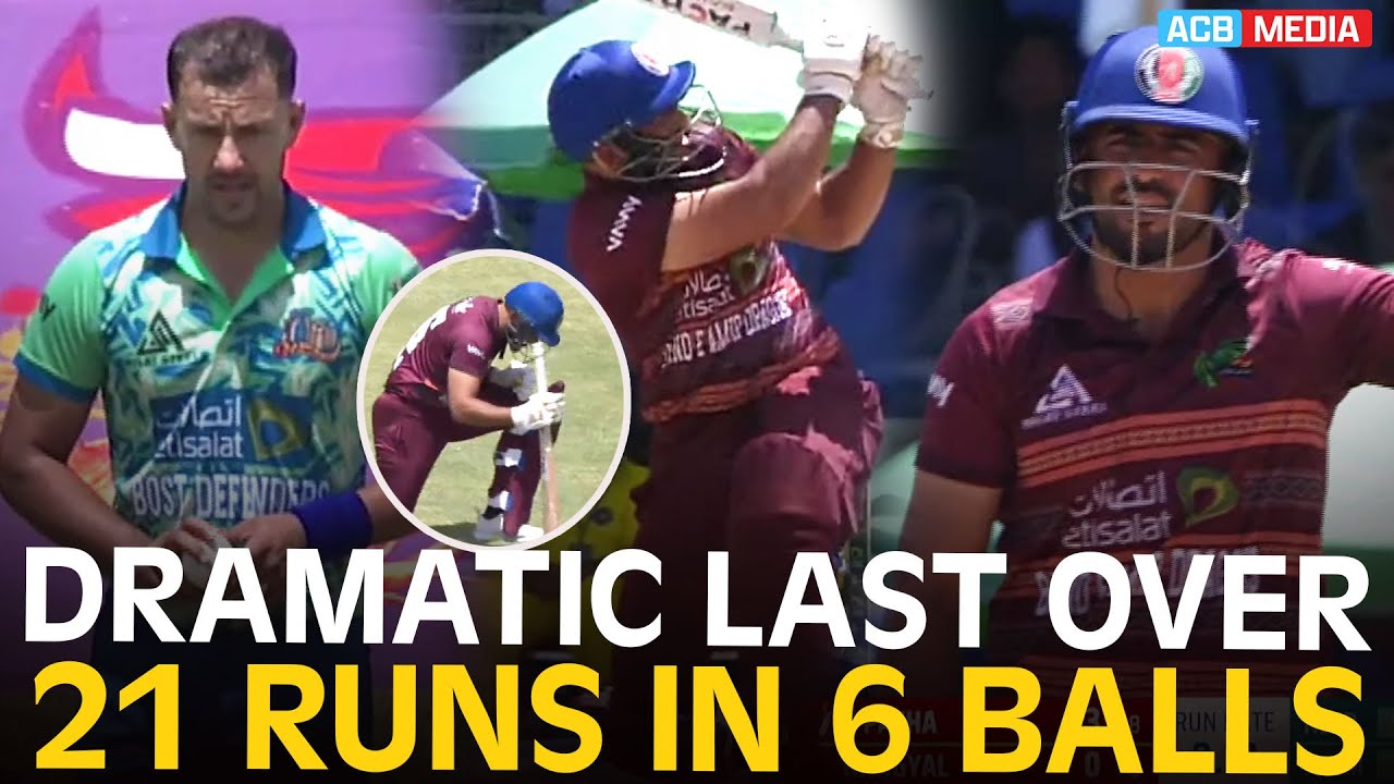 Unbelievable Last Over Drama 🙌 | Band-e Amir Dragons vs Bost Defenders | M 15 | SCLX | ACB | 3Z1K
