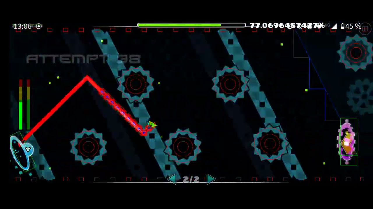 Sonic wave 76 - 80 (mi mejor run hasta ahora )